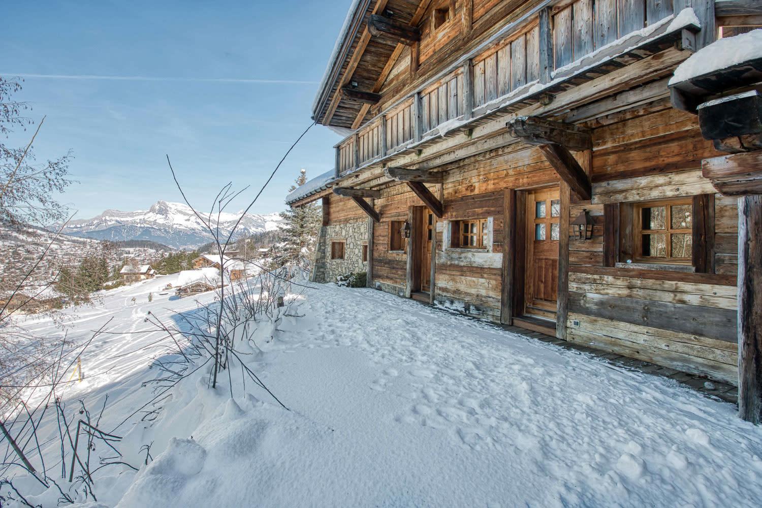 Chalet Edelweiss Megève Buitenkant foto